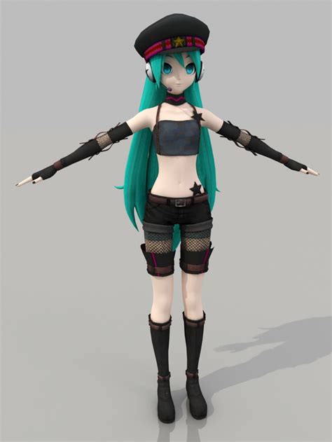 3d miku model|miku model download.